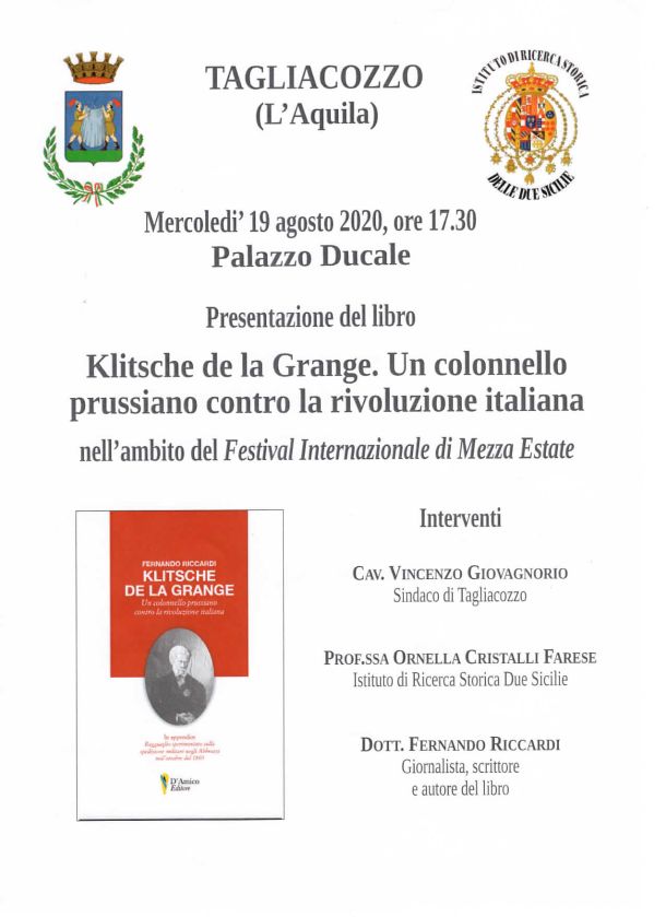 Presentazione del libro "Klitsche de la Grange"